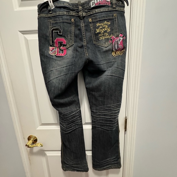 Coogi size 16W Being sexy is my legacy distressed Jean - Picture 8 of 9